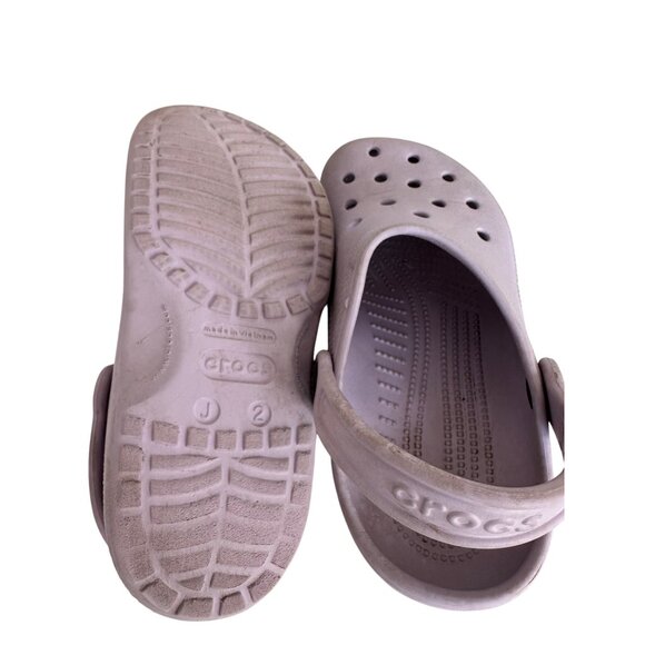 Classic Crocs Y2 Kids Slip-On Clogs With Adjustable Strap In Light Purple Durabl - Picture 5 of 7